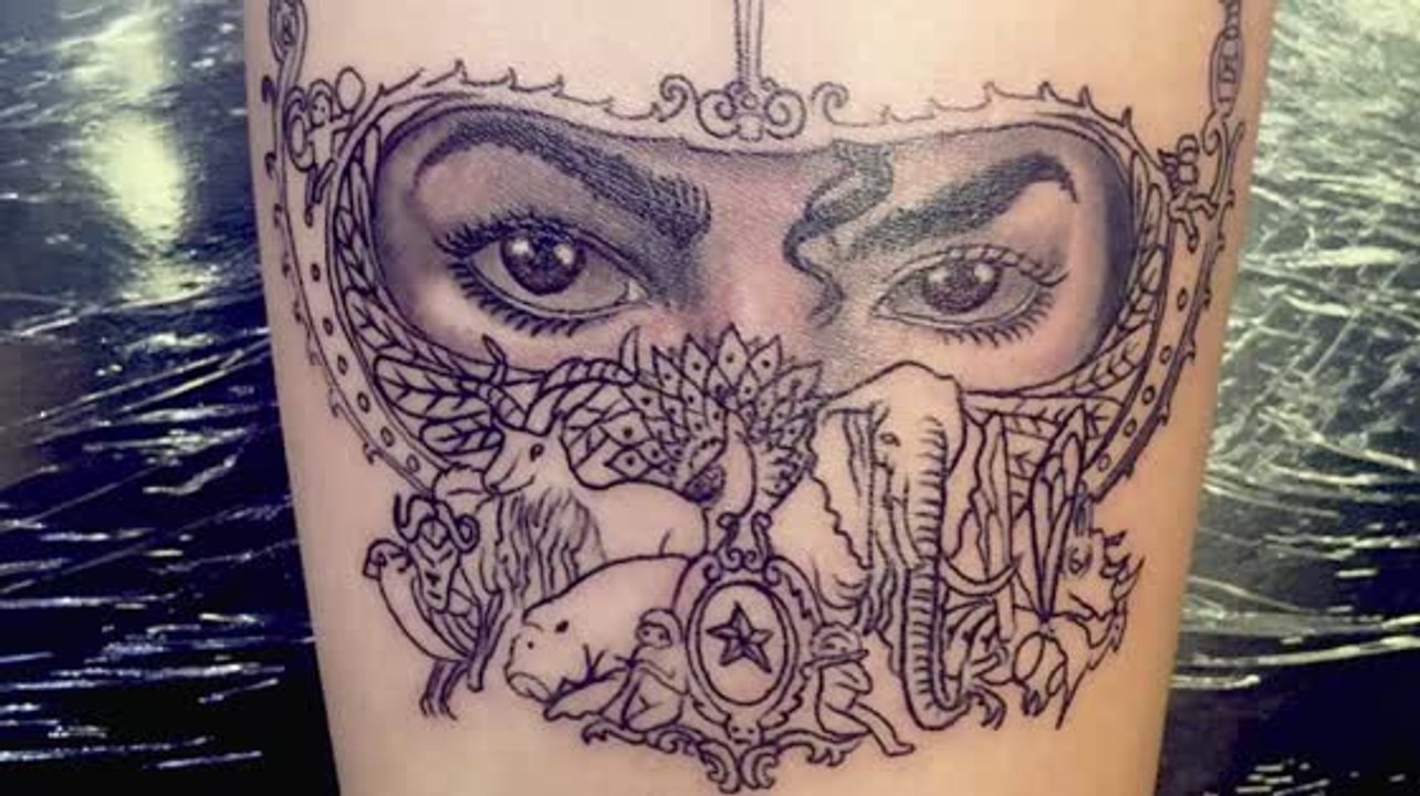 Paris Jackson Gets Michael Jackson's Eyes Tattooed on Her