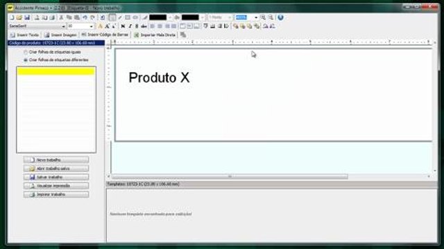 Crie etiquetas com código de barra usando o Assistente Pimaco