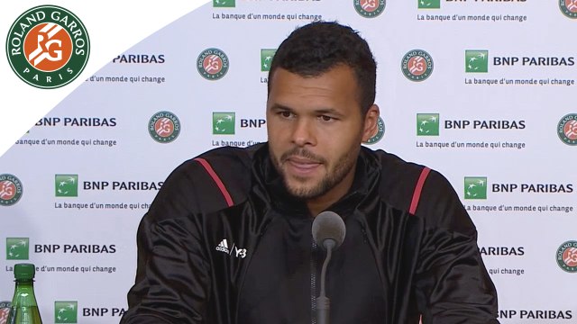 Roland-Garros 2016 Conférence de presse Tsonga / 1T