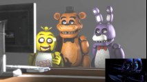 [FNAF SFM] Freddy Chica and Bonnie React to Sister Location VIDEO TRAILER Reaction Animation