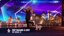 Dancing dog Trip Hazard has all the right moves Week 1 Auditions Britain’s Got Talent 2016