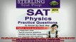 FREE DOWNLOAD  Sterling Test Prep SAT Physics Practice Questions High Yield SAT Physics Questions with  DOWNLOAD ONLINE