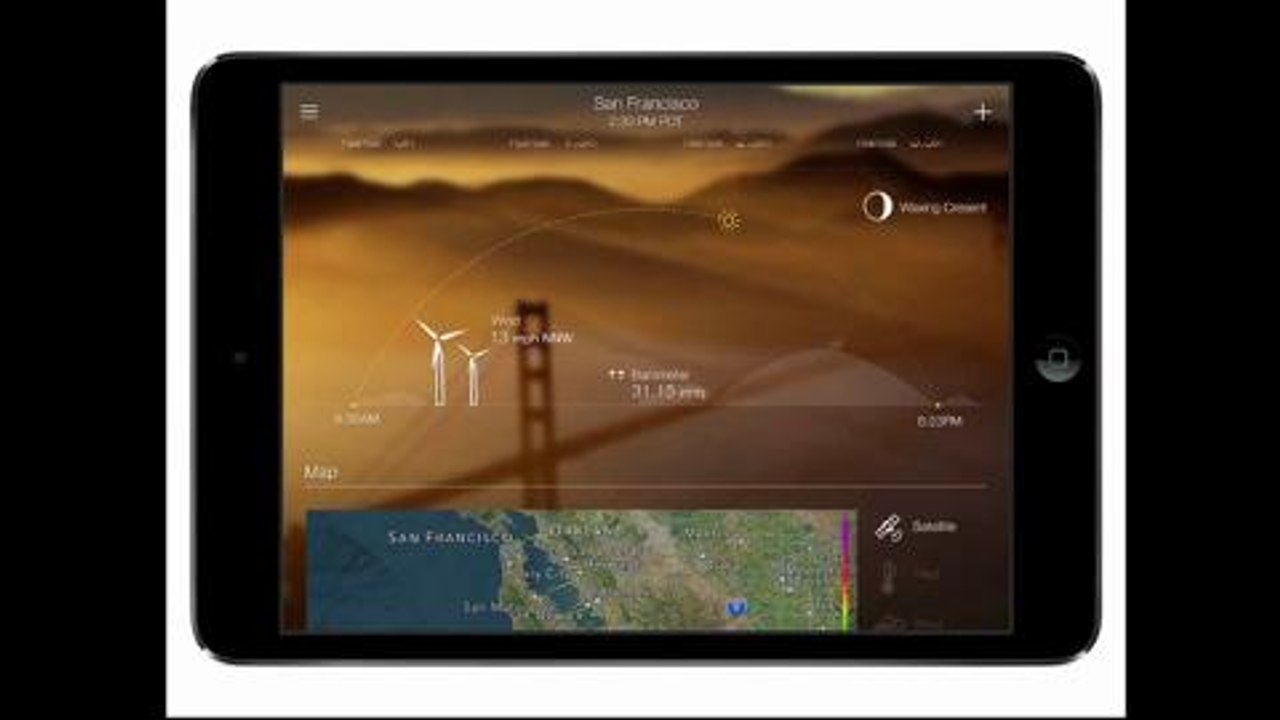 Yahoo Weather iPad App