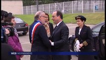 François Hollande à Grand-Quevilly