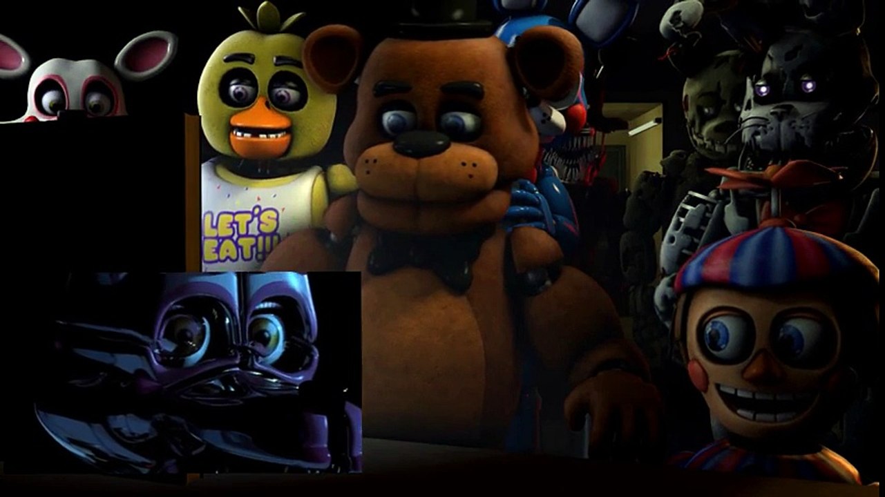 [FNAF SFM] Animatronics React to Sister Location VIDEO TRAILER Reaction Animation