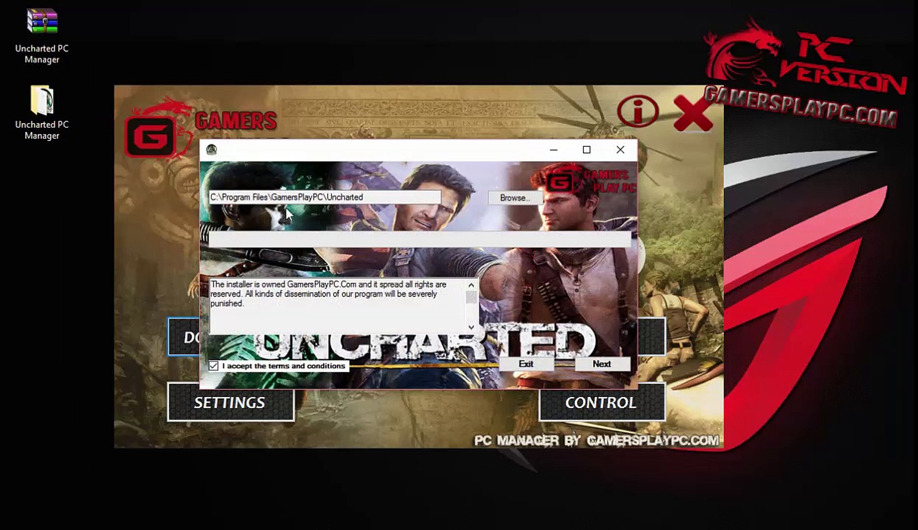 ⁣Uncharted PC Version GAME