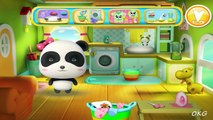 Cleaning a House! Panda Baby Video iOS Android Mobile Online Fun Kids Games