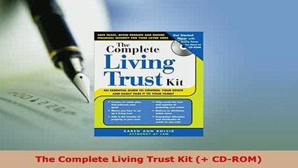 PDF  The Complete Living Trust Kit  CDROM  EBook