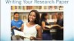 Writing Your Research Paper, Part V: Documenting Your Research Paper