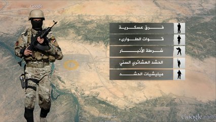 اقتراب القوات الأمنية من الخط السريع بأطراف الفلوجة