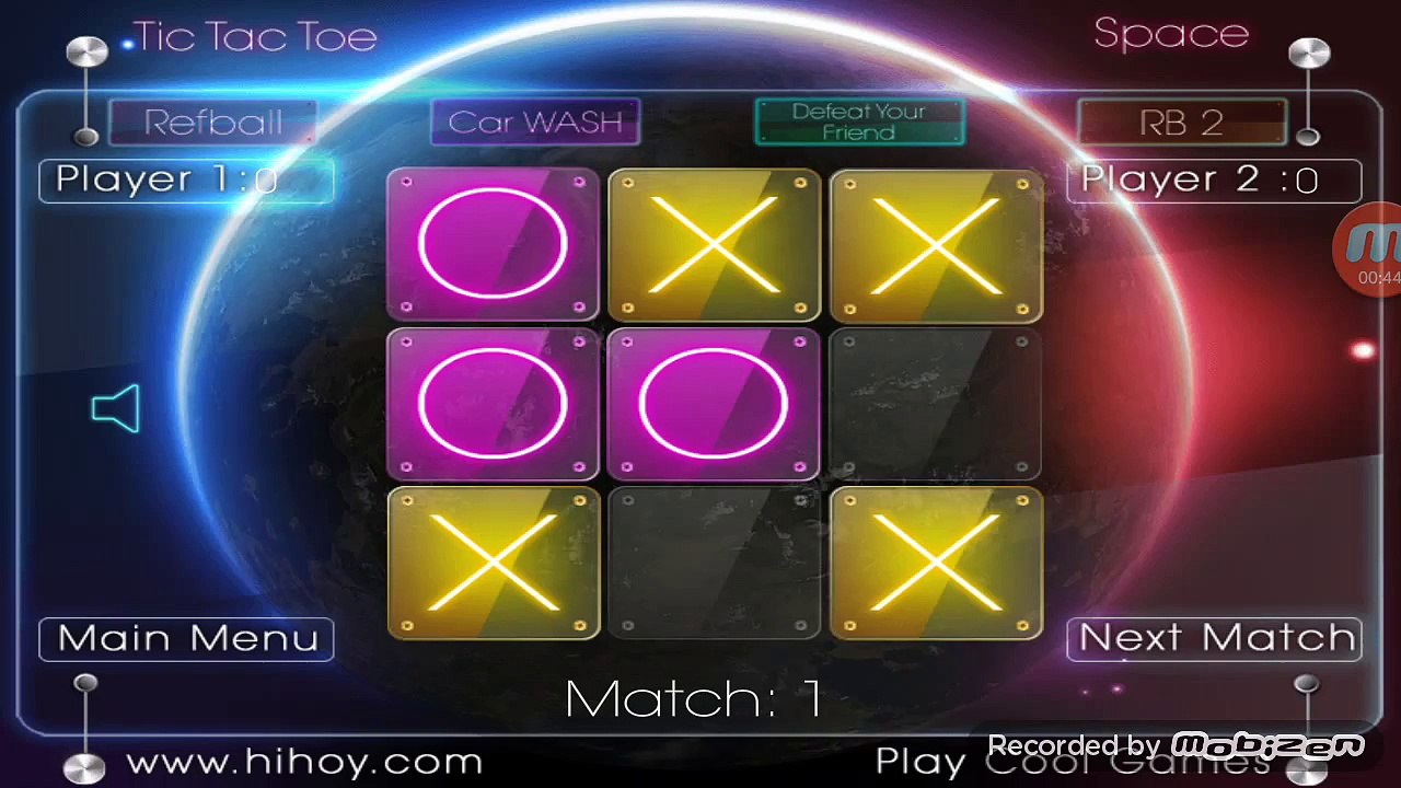 Cool Tic Tac Toe - Space Version