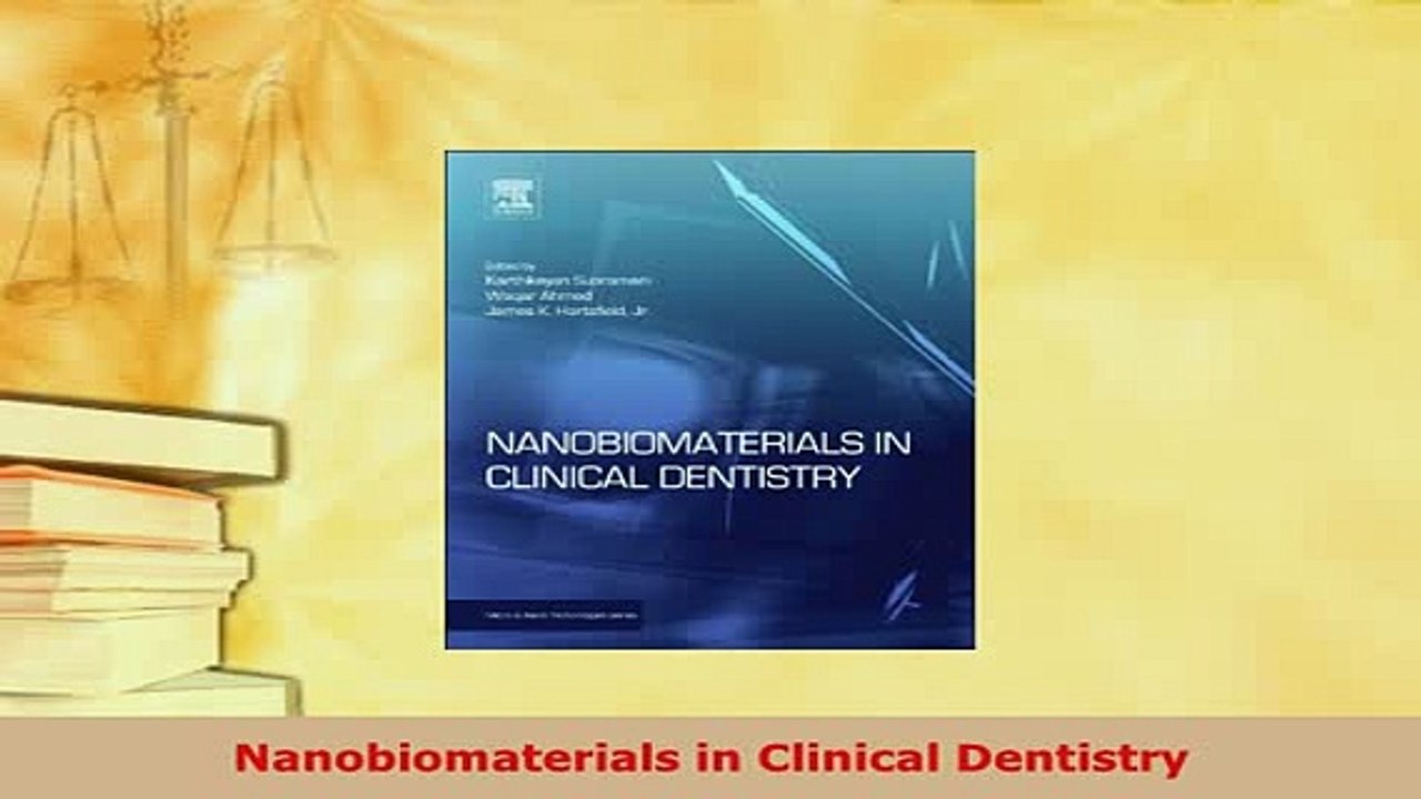 Download  Nanobiomaterials in Clinical Dentistry Free Books