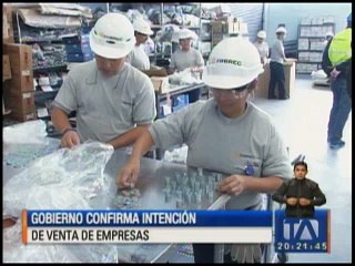 Gobierno confirma la intención de venta de empresas