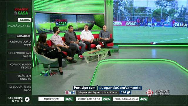 Vampeta conta histórias de protestos no Corinthians