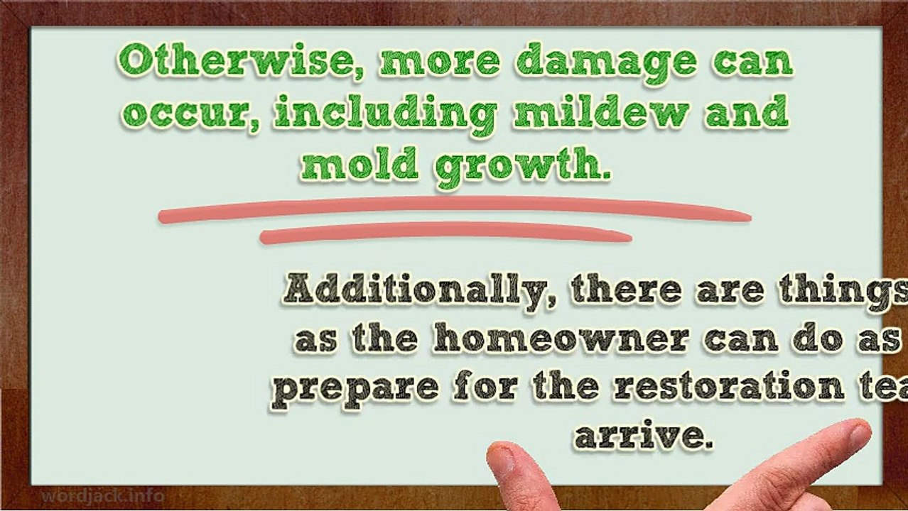Why You Need To Call A Water Damage Restoration Team