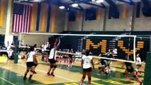 Isabella #19  serving n play def.. @ mar vista  high vs san ysidro cougars. 10/22/14