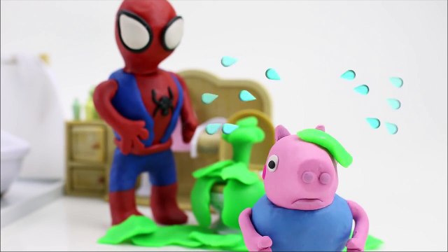Peppa Pig George Crying Peppa Pig Stop Motion Play Doh Peppa Pig George Crying Spiderbaby Bath