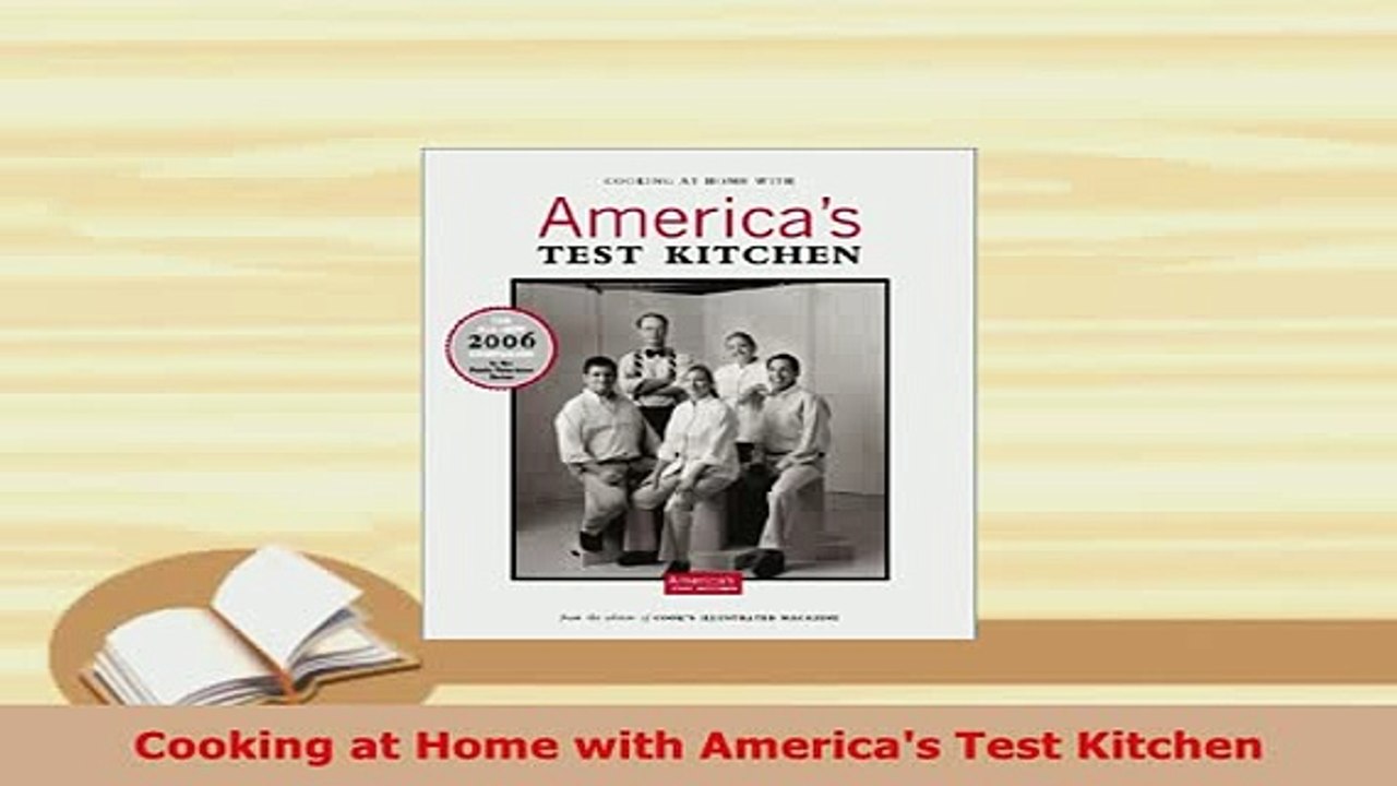 PDF  Cooking at Home with Americas Test Kitchen PDF Full Ebook