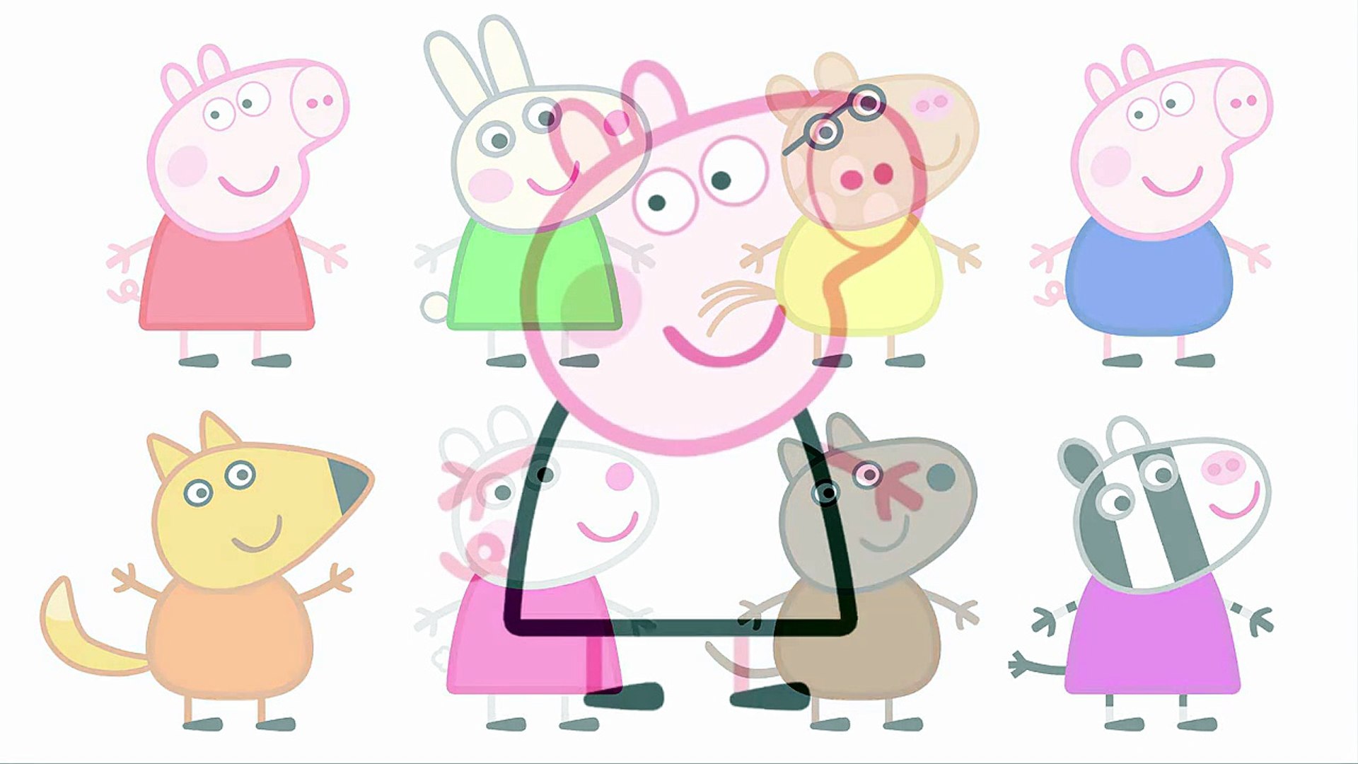 11 Surprisecandytv Learn Colors With Peppa Pig And Friends Coloring Pages For Kids Video Dailymotion