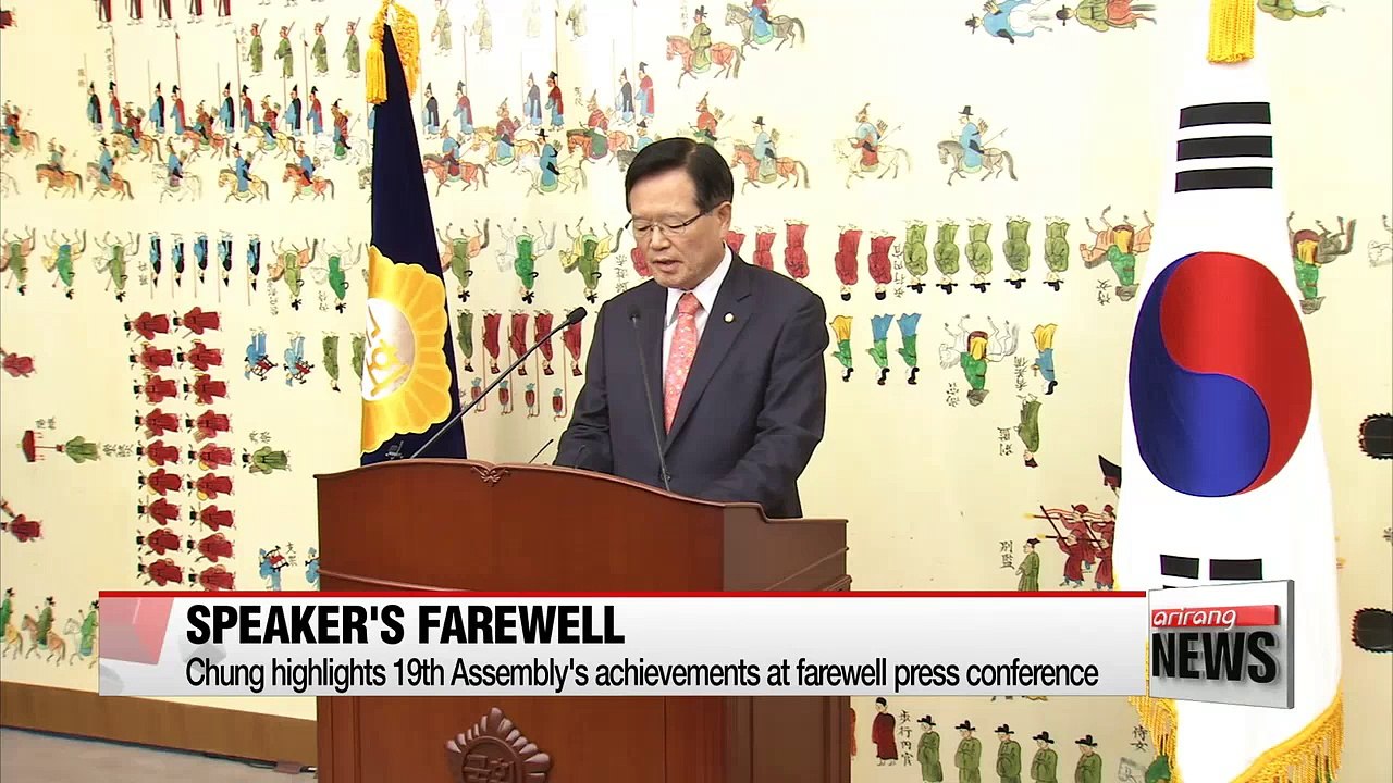 Assembly speaker wraps up two-year term with farewell press conference