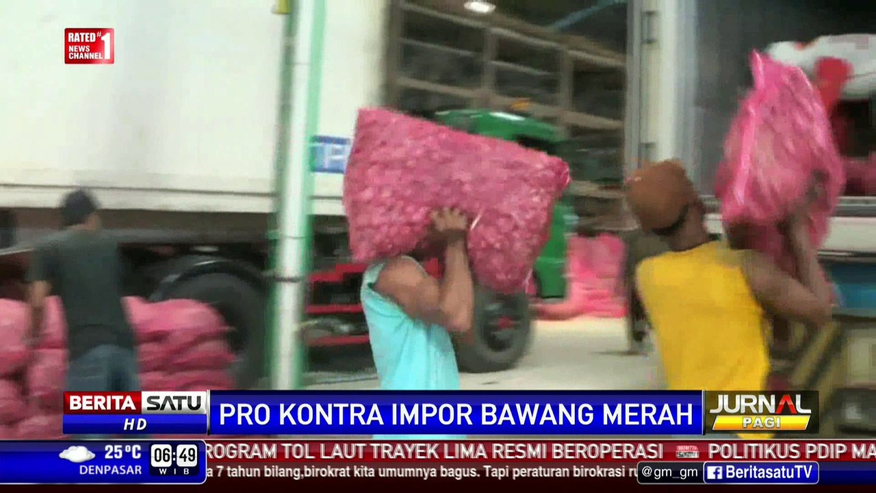 Darmin Nasution dan Amran Sulaiman “Berseberangan” Soal Impor Bawang