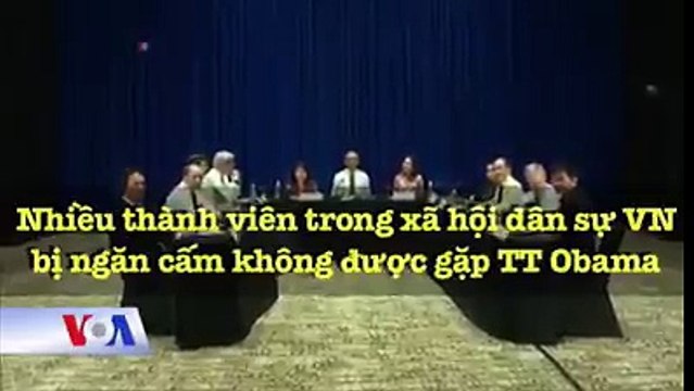 Many members of civil society not seen VN President Obama