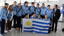 Seleccion de Uruguay hockey sobre patines sub 20 partió para el mundial de Colombia