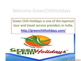 Best Rajasthan and Taj Mahal tour at GreenChiliHolidays