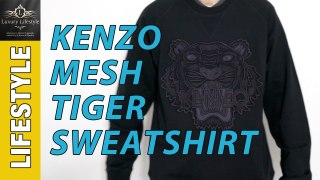Kenzo Mesh Tiger Sweatshirt Quality & Size Review - Luxury Lifestyle Channel