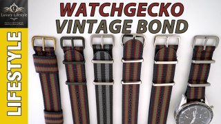 WatchGecko Vintage Bond & Leather Watch Straps Review - Luxury Lifestyle Channel
