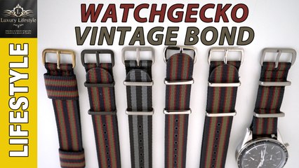 WatchGecko Vintage Bond & Leather Watch Straps Review - Luxury Lifestyle Channel