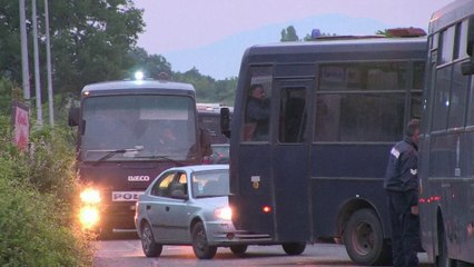 Grèce: évacuation du camp de migrants d'Idomeni