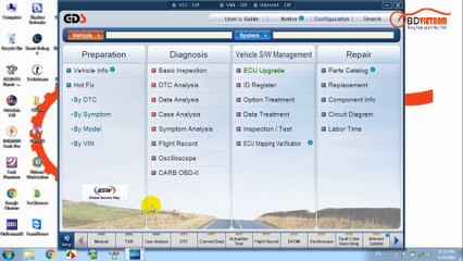 Hướng dẫn sử dụng GDS để cân chỉnh trục cam