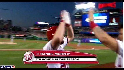 WATCH: Nationals' Daniel Murphy CRUSHES moonshot off Mets' Matt Harvey