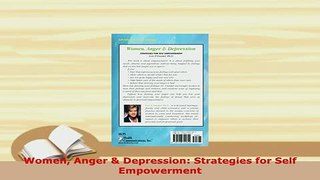 Download  Women Anger  Depression Strategies for Self Empowerment PDF Book Free