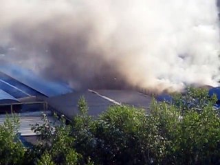 Пожар г.Макеевка рынок Мирный