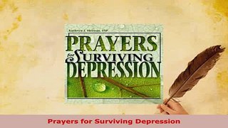 PDF  Prayers for Surviving Depression Free Books