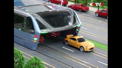 China's Transit Elevated Bus Debuts at Beijing Intel High Tech Expo