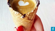 Du café dans des cornets de glace : la nouvelle lubie d'Instagram