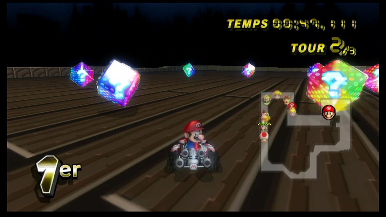 Mario Kart Wii  SNES Vallée Fantôme 2