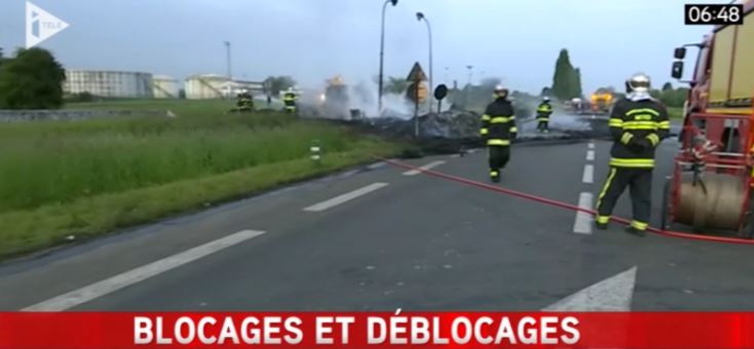 Le déblocage de la raffinerie de Douchy-les-mines, en 42 secondes