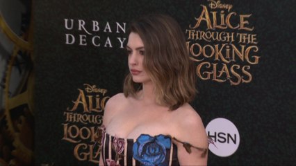 Anne Hathaway Looks Ready To Feed The Baby At Star Studded Premiere