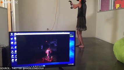 Cette femme ne retouchera plus à la Réalité virtuelle de si tôt