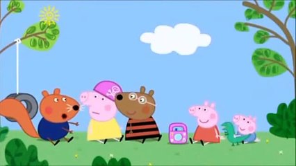 Peppa pig listens to Tyrone