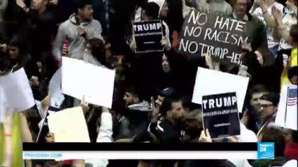 US presidential race: Protests turn violent outside Trump rally in New Mexico