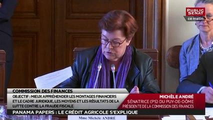 Auditions Crédit agricole et BNP Paribas - Les matins du Sénat (25/05/2016)