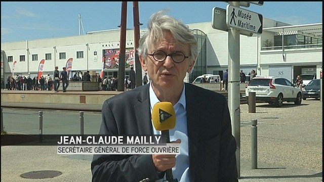 Jean-Claude Mailly (FO) : Force Ouvrière soutient les blocages - Le 25/05/2016 à 13h13