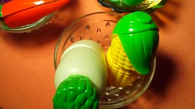 Copy of Learn names of fruits and vegetables with toy velcro cutting fruits and vegetables