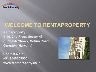 2/3BHK on Rent in Mayfield Garden  Gurgaon - Rentaproperty.co.in