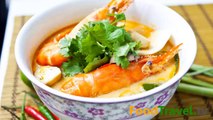 Spicy River Prawns Soup with Young Coconut (Tom Yum Goong)